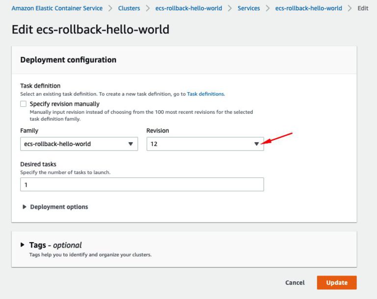 Ecs Ui Rolling back AWS Elastic Container Service (ECS) Deployments – Resolver ...